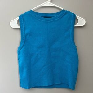 Primark Ribbed Stripped Cropped Sleeveless Sweater